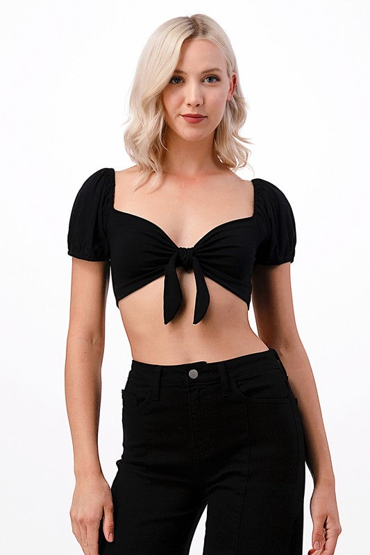 CROSS STRAP CROP TOP