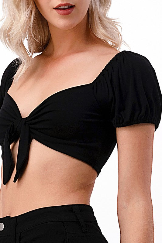 CROSS STRAP CROP TOP