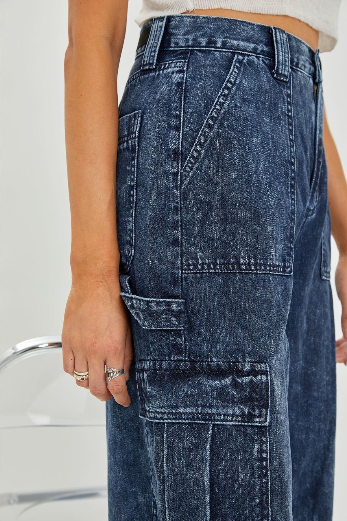 Cello High Rise Carpenter Jeans